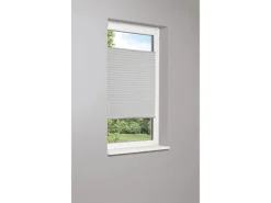 Hot Thermo-Spannplissee Toledo 105 cm x 130 cm Hellgrau