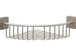 Hot Tiger Eck-Duschablage Onu Edelstahl gebürstet