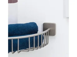 Hot Tiger Eck-Duschablage Onu Edelstahl gebürstet