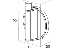 Tiger Haken Tune Edelstahl gebürstet-Schwarz
