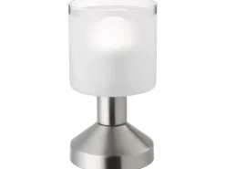 Tischleuchte Gral in Nickel matt