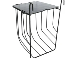 Outlet Trixie Heuraufe zum Einhängen mit Deckel Metall 13 × 18 × 12 cm Schwarz