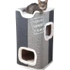 Outlet Trixie Kratzbaum Cat Tower Jorge 78 cm Anthrazit/ Lichtgrau/ Grau