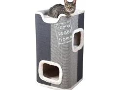 Outlet Trixie Kratzbaum Cat Tower Jorge 78 cm Anthrazit/ Lichtgrau/ Grau