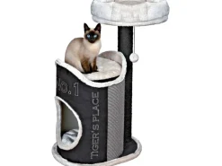 Trixie Kratzbaum Susana 90 cm Schwarz/ Lichtgrau/ Grau