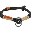 Trixie Zug-Stopp-Halsband Be Nordic 45 cm x Ø 8 mm Schwarz-Sand
