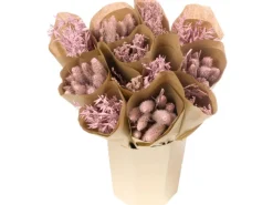 Outlet Trockenblumen-Bouquet Pastell Pink