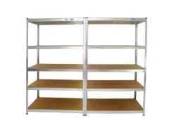 TRUTZHOLM 2er Set XXL Schwerlastregal 180x120x60 cm 875 kg Traglast Werkstattregal