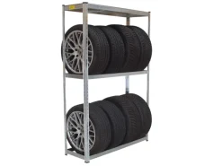 TRUTZHOLM Reifenregal Für 8 Räder 180x120x40 cm 795 kg