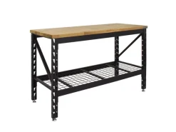 Online TRUTZHOLM Werkbank 153x62x99 cm Traglast 500 kg Stahlgestell Hartholzplatte