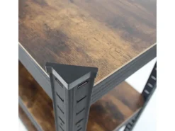 TRUTZHOLM Wohnzimmerregal 150x75x30 cm Dunkel Traglast 650 kg