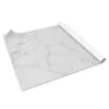 Discount Tulup Möbelfolie Marmormuster Folie für Möbel 100x50 cm Klebefolie für Möbel Weiß Möbelfolie Klebefolie für Möbel
