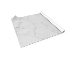 Discount Tulup Möbelfolie Marmormuster Folie für Möbel 100x50 cm Klebefolie für Möbel Weiß Möbelfolie Klebefolie für Möbel