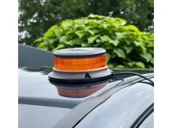 UvV Set Kfz Warnmarkierung 4 x Klebefolie 564x141mm & Magnet LED Blitzer