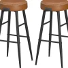 Vasagle Barhocker 2er-Set Braun