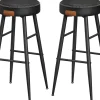 Vasagle Barhocker 2er-Set Schwarz