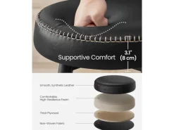 Vasagle Barhocker 2er-Set Schwarz