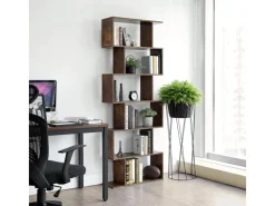 Online Vasagle Bücherregal 6 Ebenen 70 cm x 190,5 cm x 24 cm Vintagebraun