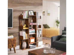 Vasagle Bücherregal Baum-Form 25 cm x 86 cm x 140 cm Vintagebraun