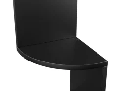 Sale Vasagle Eckbücherregal 5 Ebenen Wandmontage 20 cm x 20 cm x 126 cm Schwarz