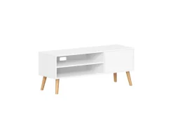 Vasagle TV-Schrank Industrie-Design 40 cm x 120 cm x 49 cm Weiß