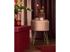 Vase Blush Bordeaux Glas 25,5 cm x Ø 18 cm Burgunderrot