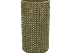 Vase Dark Wonder 25 cm x Ø 14 cm Grün