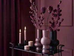 Vase Midnight Mystery 25,5 cm x Ø 14 cm Burgunderrot