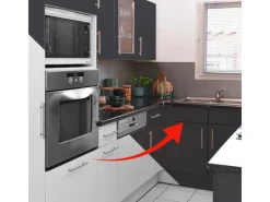 Outlet Venilia Klebefolie 45 cm x 200 cm Anthrazit