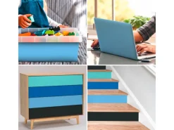 Hot Venilia Klebefolie 45 cm x 200 cm Karibikblau