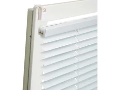 Verspannte Aluminium Jalousie 60 cm x 130 cm Weiß