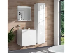 Online Vicco Badschrank Izan Hochglanz 37 x 172 cm Weiß