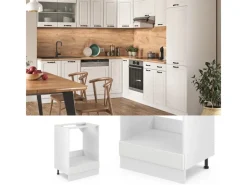 Vicco Herdumbauschrank R-Line Landhaus/ 60 cm ohne Arbeitsplatte