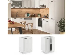 Online Vicco Küchenunterschrank R-Line Landhaus/ 60 cm ohne Arbeitsplatte Weiß
