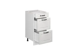 Vicco Küchenunterschrank R-Line Landhaus/ 40 cm mit Schubladen ohne Arbeitsplatte