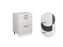 Vicco Küchenunterschrank R-Line Landhaus/ 60 cm mit Schubladen ohne Arbeitsplatte