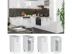 Vicco Küchenunterschrank R-Line Hochglanz/ 40 cm ohne Arbeitsplatte