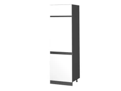Vicco Kühlumbauschrank R-Line Hochschrank für die Küche /Anthrazit 60 cm J-Shape