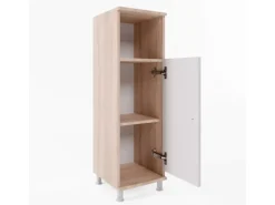 Hot Vicco Midischrank Fynn Sonoma/Weiß 30 x 95 cm Eiche-Weiß