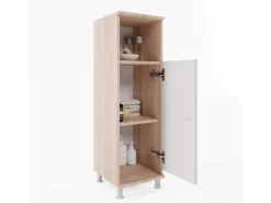 Hot Vicco Midischrank Fynn Sonoma/Weiß 30 x 95 cm Eiche-Weiß