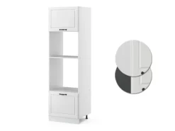 Online Vicco Mikrowellenschrank R-Line Küchenregal für die Mikrowelle Landhaus/ 60 cm Weiß