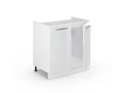 Vicco Spülenunterschrank Fame-Line Hochglanz/ 80 cm ohne Arbeitsplatte