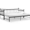 Online vidaXL Ausziehsofa Bettgestell Schwarz Metall 90x200 cm Modell 1650966