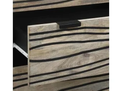 Hot vidaXL Badezimmermöbel Set mit Regal 3-Tlg Massives Mango-Holz 3310047 Weiß