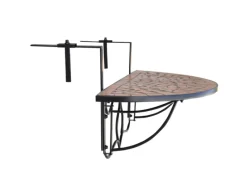 vidaXL Balkonhängetisch Mosaik Terracotta 41123