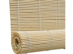 vidaXL Bambusrollo 140x220 cm Natur