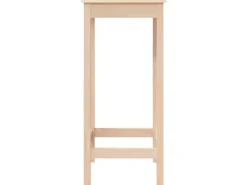 vidaXL Bartisch 50x50x110 cm Massivholz Kiefer
