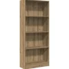 vidaXL Bücherregal Artisan-Eiche 60x24x143 cm Holzwerkstoff 857820