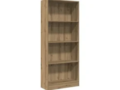 vidaXL Bücherregal Artisan-Eiche 60x24x143 cm Holzwerkstoff 857820