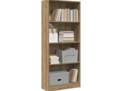 vidaXL Bücherregal Artisan-Eiche 60x24x143 cm Holzwerkstoff 857820